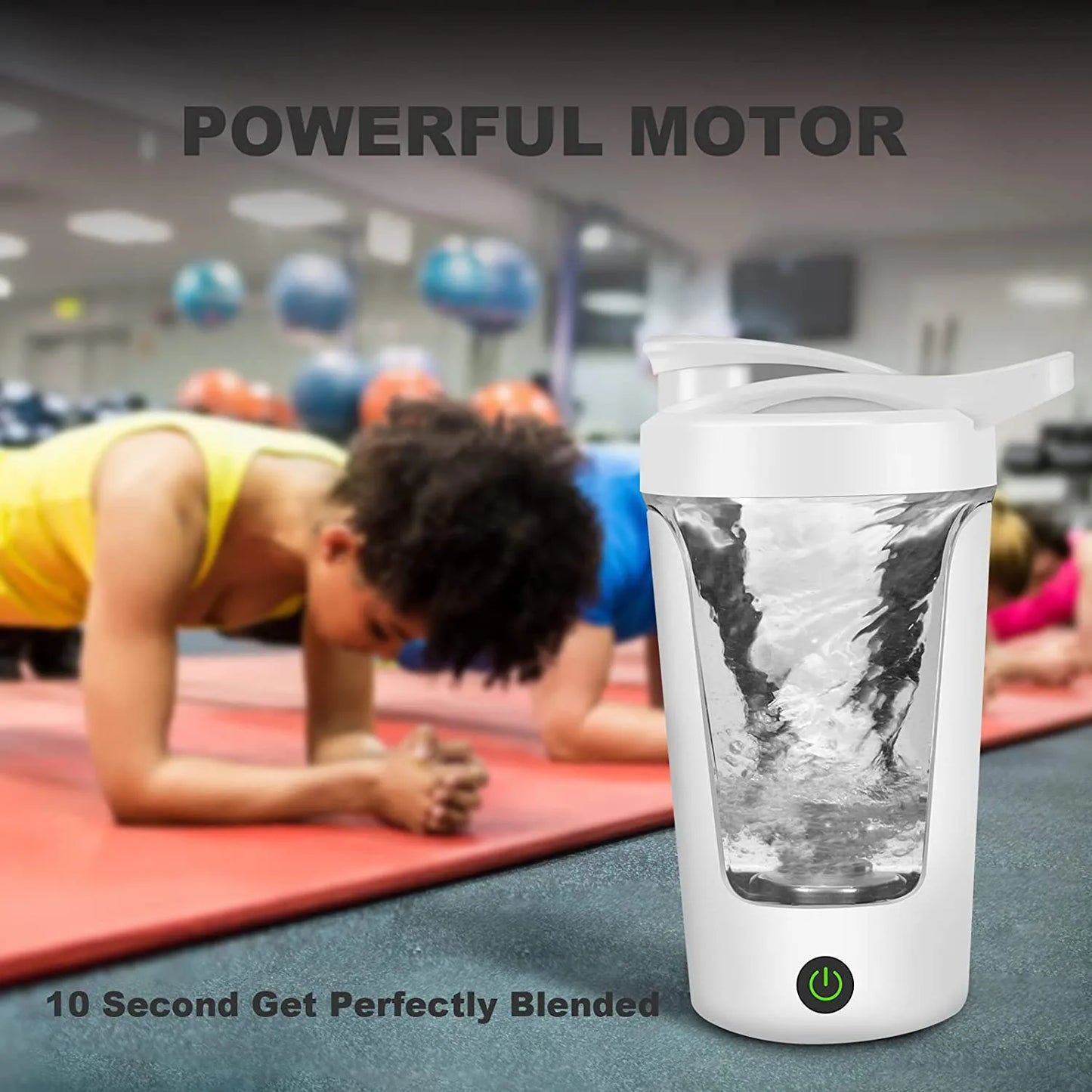Batidora Eléctrica de Proteínas
350ml|Recargable por USB | Ideal
Para GYM y Viajes.
