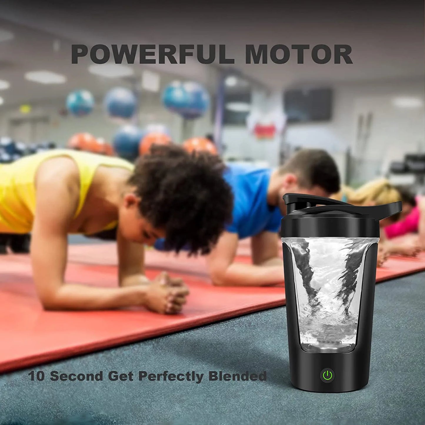 Batidora Eléctrica de Proteínas
350ml|Recargable por USB | Ideal
Para GYM y Viajes.