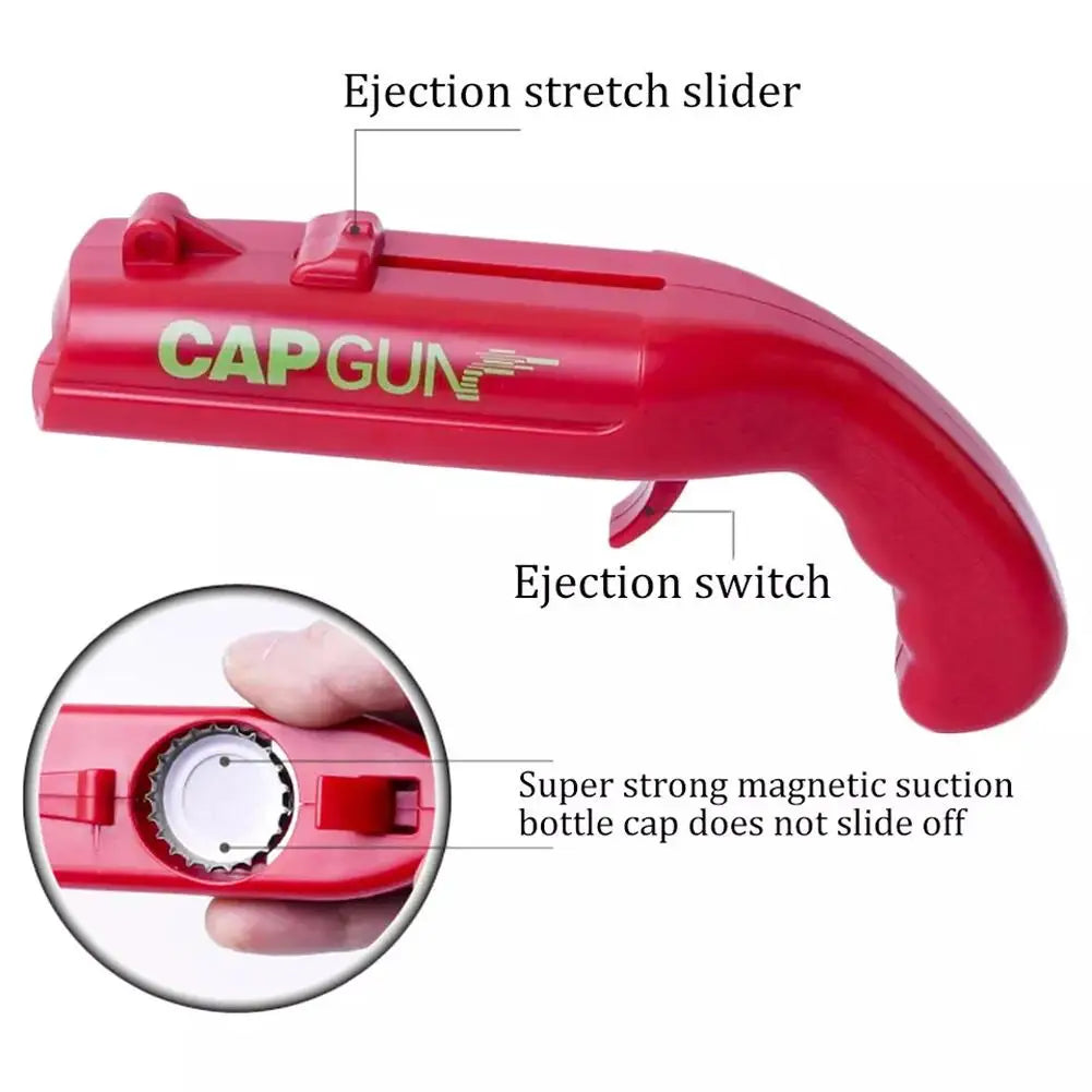 👉 Abridor de Botellas con Lanzador – Gadget Divertido para Fiestas 🍻