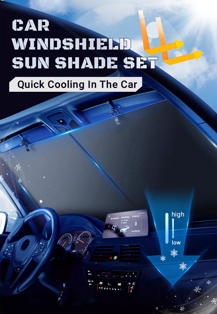 Parasol Retráctil Universal para Coche | Protección Solar Automática | Anti-Calor y UV