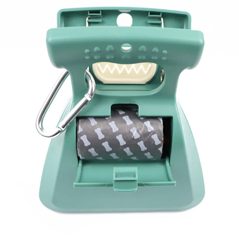 Recogedor Portátil para Cacas de Perro con Dispensador de Bolsas – Limpieza Higiénica en Paseos