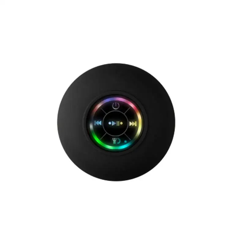 Altavoz Bluetooth Impermeable con Ventosa y Luces LED – Ideal para Ducha, Viajes y Exterior