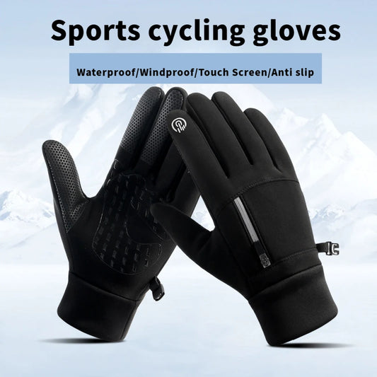 Guantes Impermeables de Invierno | Antideslizantes, Cortaviento y Pantalla Táctil | Uso Deportivo y Diario