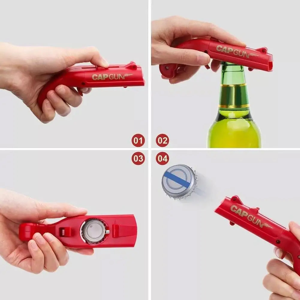👉 Abridor de Botellas con Lanzador – Gadget Divertido para Fiestas 🍻