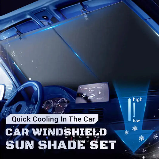 Parasol Retráctil Universal para Coche | Protección Solar Automática | Anti-Calor y UV