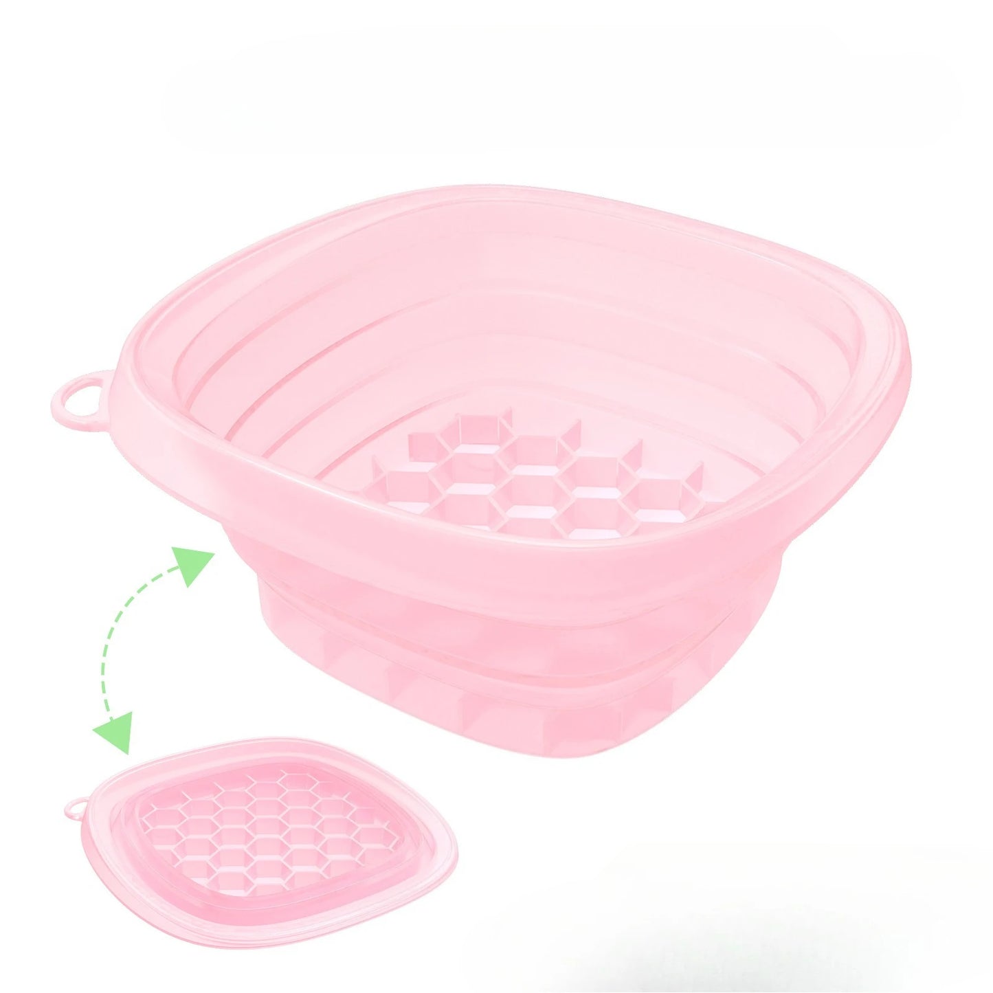Cuenco de Hielo Facial Plegable-
Terapia Refrescante para el Cuidado de la Piel a Diario